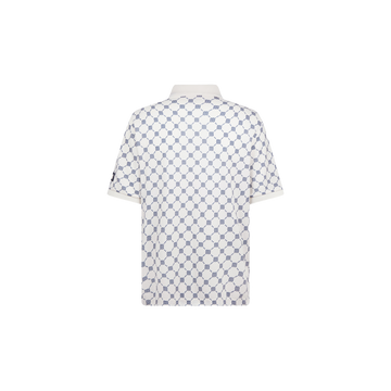 Manors GOAT Pique Polo Monogram - Cream