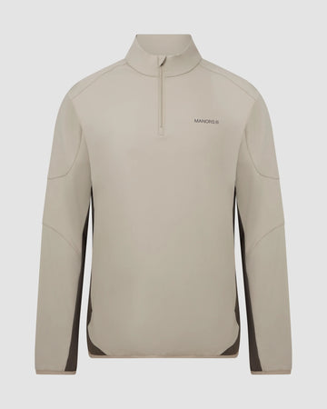 Manors Quarter Zip Tech Sand