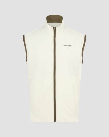 Manors Golf Reversible Polartec Fleece Vest - Dark Olive