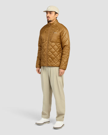 Manors Golf Argyle Pertex Jacket - Clay