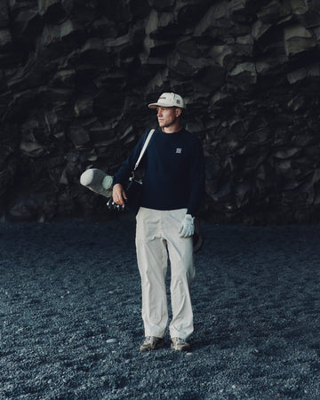 Manors Golf Merino Tech Crewneck - Midnight