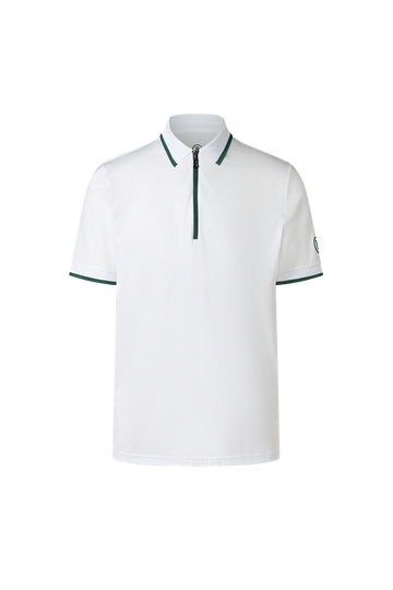 Bogner Functional Cody Polo White Green