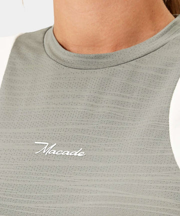 Macade Inez Green Sleeveless Dress