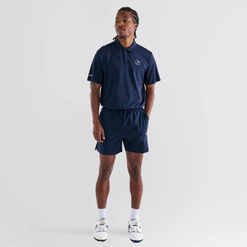 Malbon Golf Performance Poly Tech Shorts - Navy