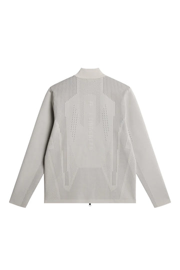 J. Lindeberg Bo Tech Knit Zip Sweater - Moonbeam