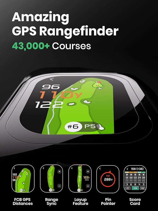 MILESEEY GenePro G1 Touchscreen & GPS Rangefinder – Bisque Golf