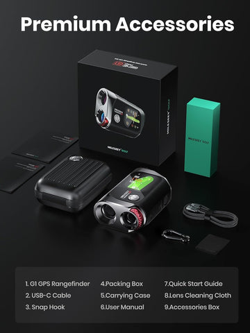 MILESEEY GenePro G1 Touchscreen & GPS Rangefinder – Bisque Golf