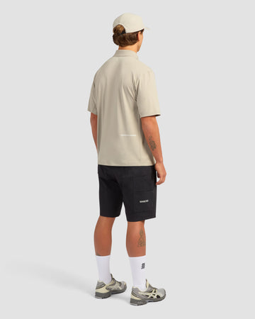 Manors Lightweight Pleated Shorts - Black