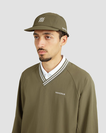 Manors Golf Frontier Tech Cap - Dark Olive