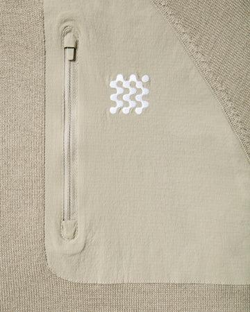 Manors Golf Merino Tech Hoodie laser cut pocket detail