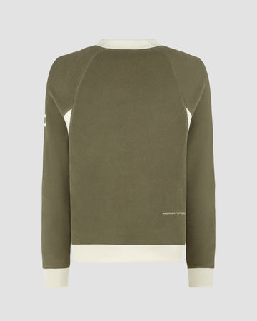Manors Golf Crewneck Polartec Fleece - Dark Olive