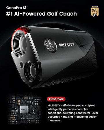 MILESEEY GenePro S1 #1 AI Golf Rangefinder – Bisque Golf