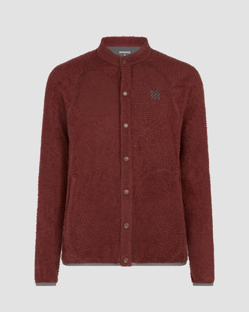 Manors Golf Hertiage Primaloft Cardigan - Burgundy