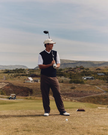 Manors Golf Merino Tech Vest - Midnight