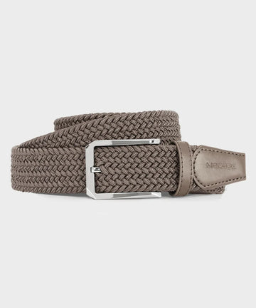 Macade  Men's Elastic Belt - Ash Brown