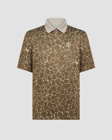 Manors The Course Polo AOP - Dune
