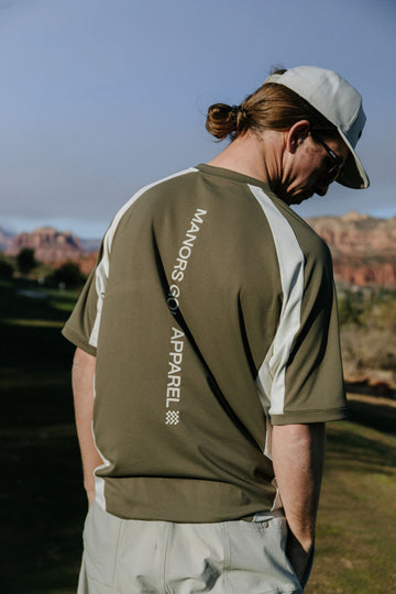 Manors Tour Polo - Dark Olive