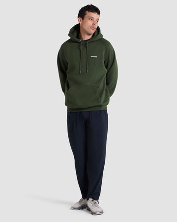 Manors Organic Logo Hoodie - Green