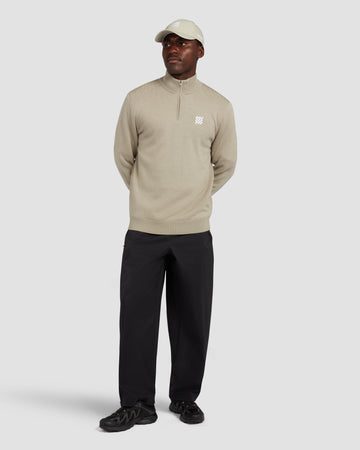 Manors Golf Merino Tech Windbreaker - Dune