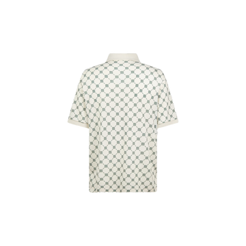 Manors GOAT Pique Polo Monogram - Pebble