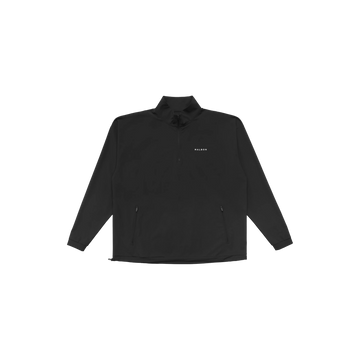 Malbon Performance Quarter Zip Shell Pullover - Black