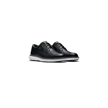 FootJoy Traditions Spikeless Blucher - Black/ White