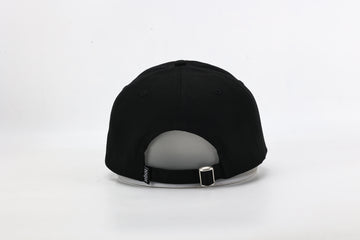 Bisque Golf 6 Panel Chain Dad Hat - Black