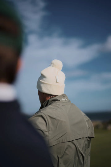 Local Rule Pom Pom Beanie - Offwhite
