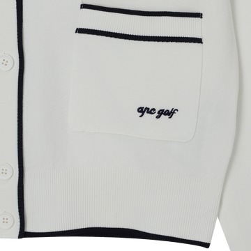 APC Golf Soline Cardigan - Ivory - detail 3