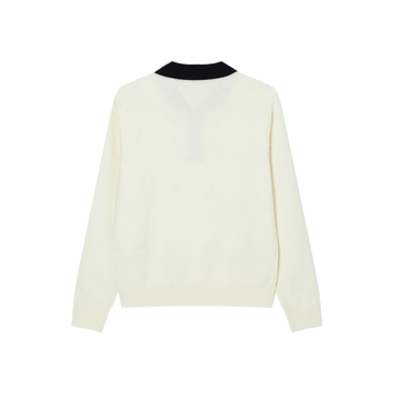 APC Golf Joie Sweater - Ivory - back
