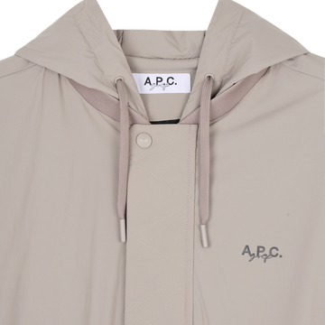 APC Golf Bastien Anorak - Beige - detail 1