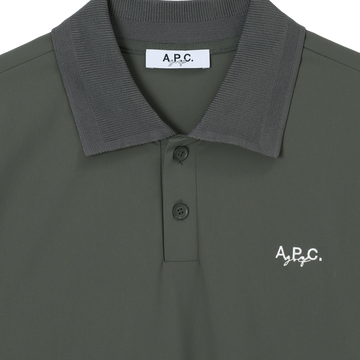APC Golf Julien T-Shirt - Khaki - detail 1