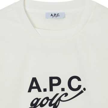 APC Golf Joseph T-Shirt - White - detail 1