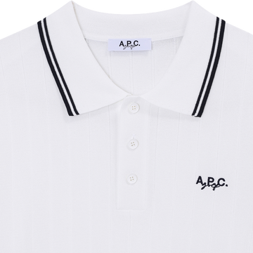 APC Golf Hugues Sweater - White