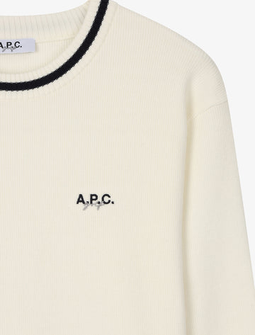 APC Golf Simon Sweater - White