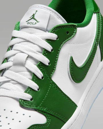 Air Jordan 1 Low G Golf Shoes - Forest Green/White/White