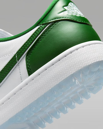 Air Jordan 1 Low G Golf Shoes - Forest Green/White/White