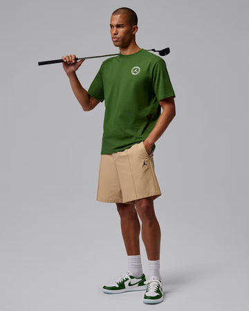 Air Jordan 1 Low G Golf Shoes - Forest Green/White/White