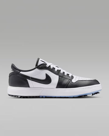 Air Jordan 1 Low G Spiked Golf Shoes - White/White/Black
