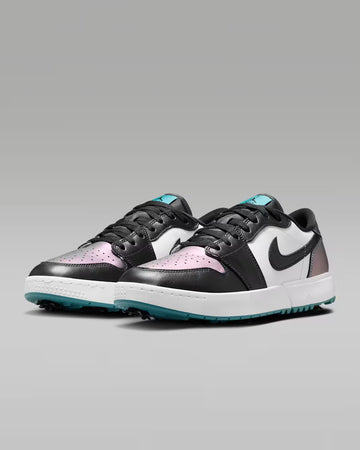 Air Jordan 1 Low G Spiked Golf Shoes - Mineral Teal/White/Black