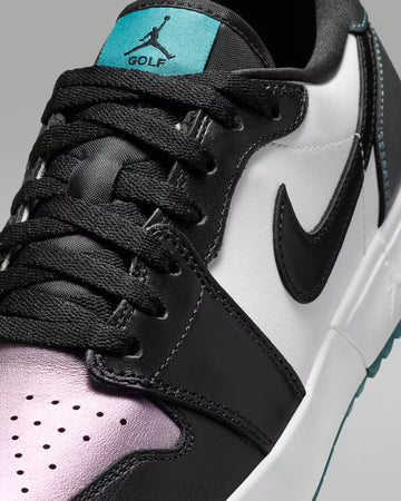 Air Jordan 1 Low G Spiked Golf Shoes - Mineral Teal/White/Black