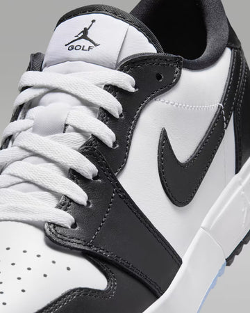 Air Jordan 1 Low G Spiked Golf Shoes - White/White/Black