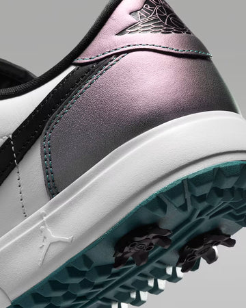 Air Jordan 1 Low G Spiked Golf Shoes - Mineral Teal/White/Black