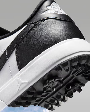 Air Jordan 1 Low G Spiked Golf Shoes - White/White/Black