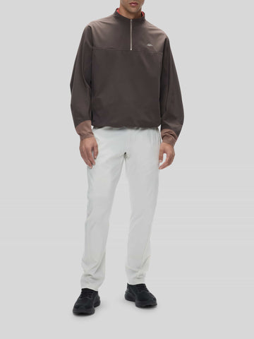 Alba Golf Dreich Quarter Zip Jacket - Mud