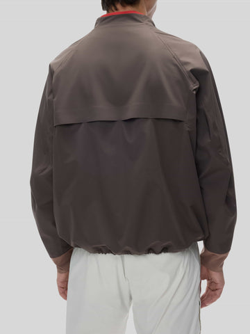 Alba Golf Dreich Quarter Zip Jacket - Mud