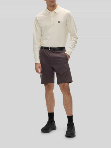 Alba Golf Voar LS Polo - Ivory