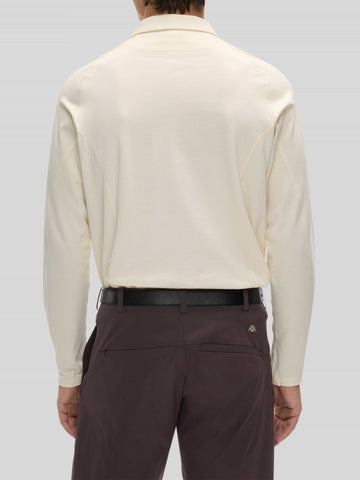 Alba Golf Voar LS Polo - Ivory