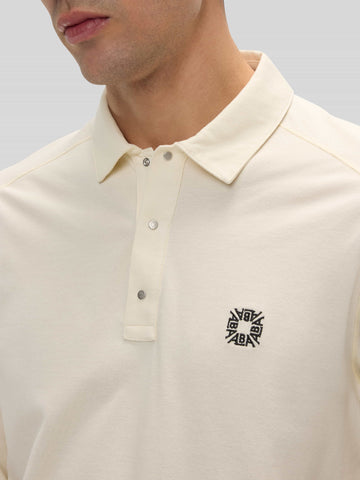 Alba Golf Voar LS Polo - Ivory