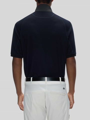 Alba Golf Grian SS Quarter Zip Polo - Navy Blue